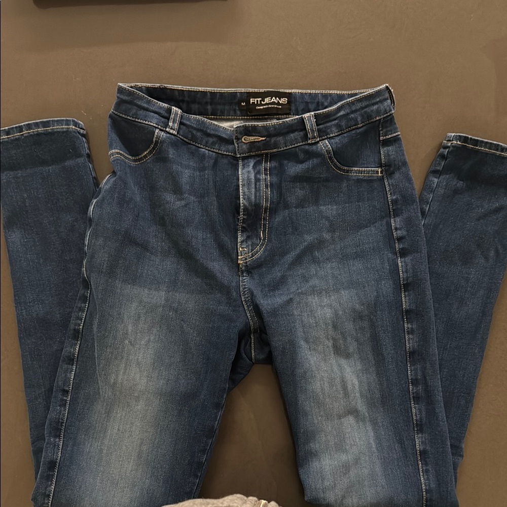 Womens 360 V2 High Waisted Fitjeans - Sapphire Blue